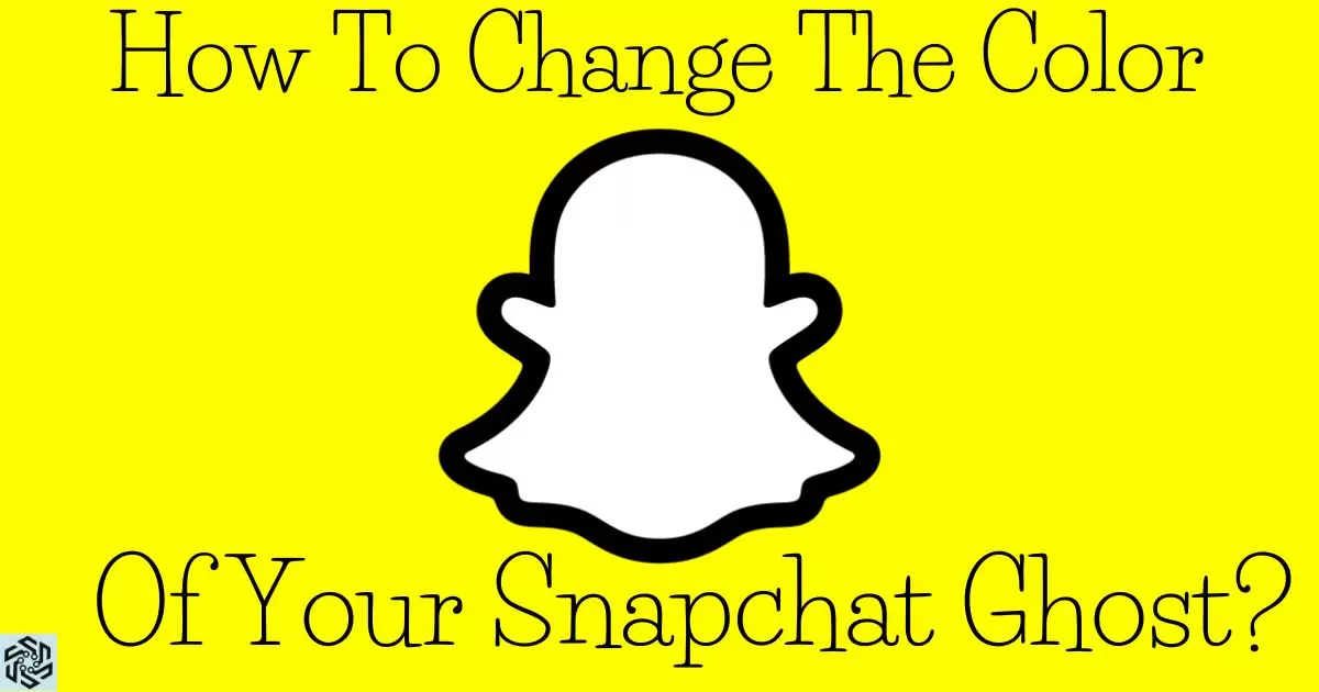 How To Change The Color Of Your Snapchat Ghost?