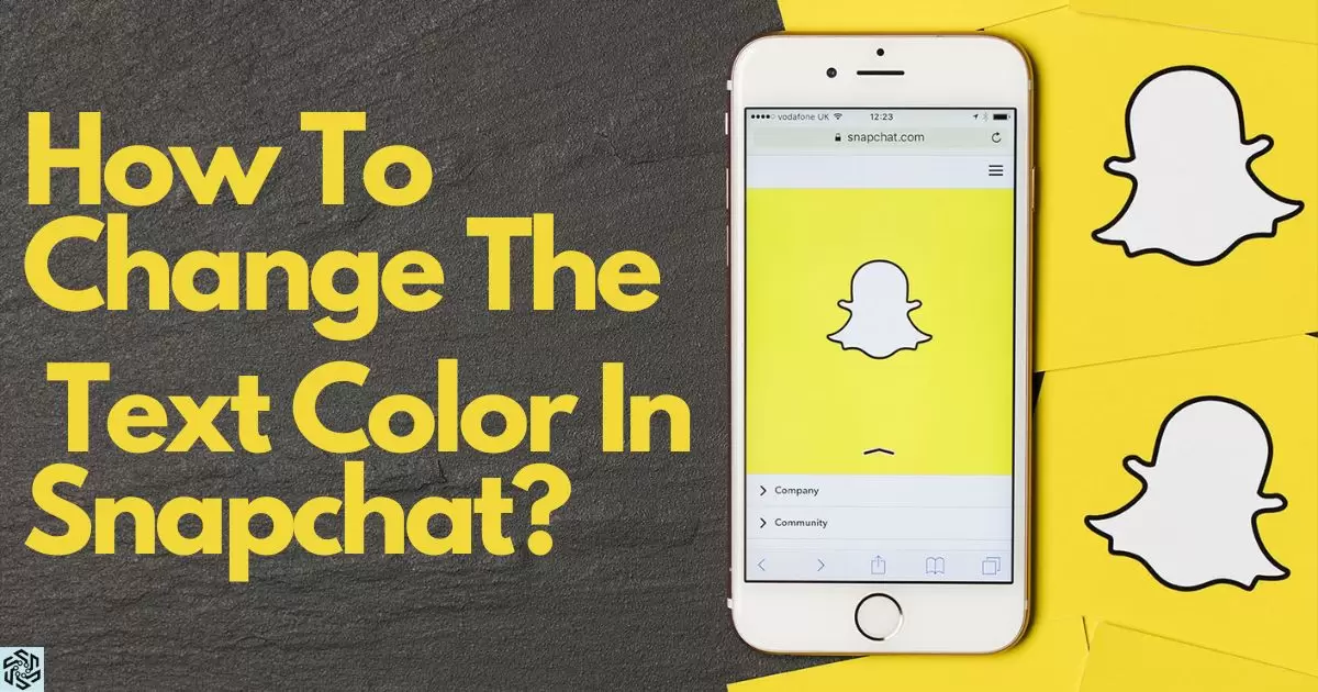How To Change The Text Color In Snapchat?