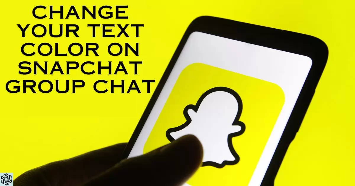 How To Change Your Text Color On Snapchat Group Chat?