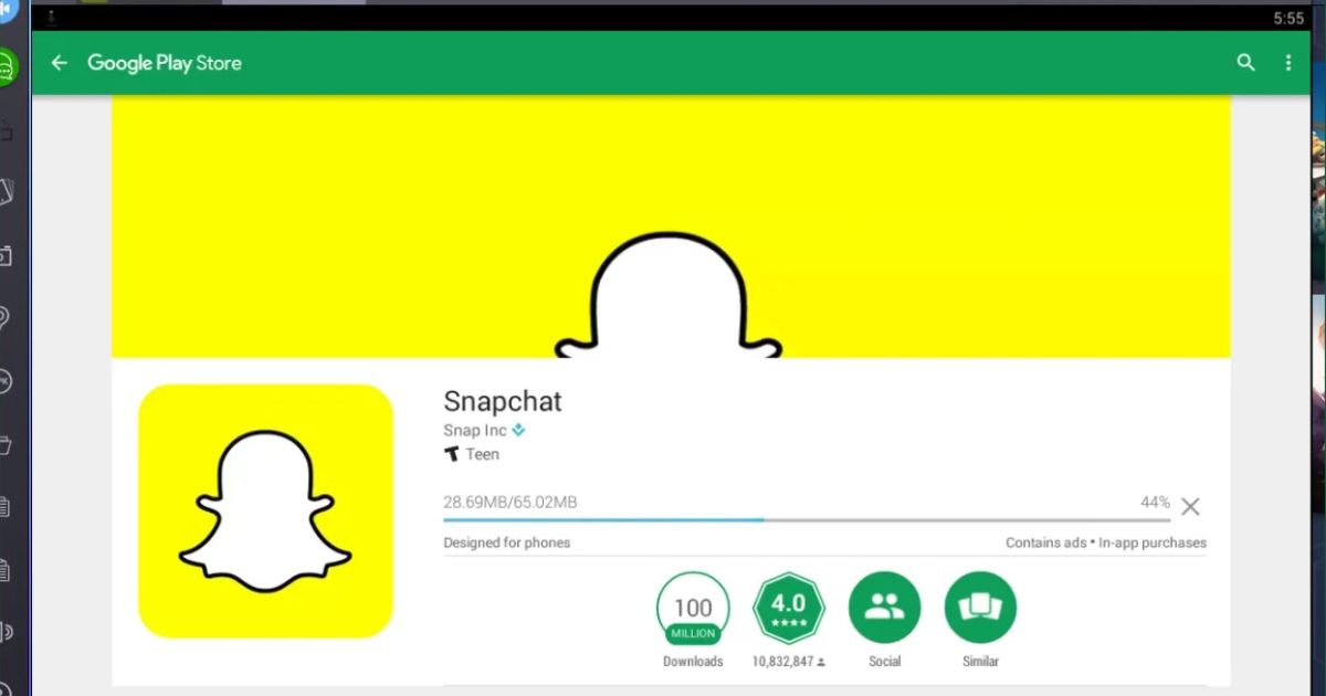 Get Snapchat From the Google Play Store