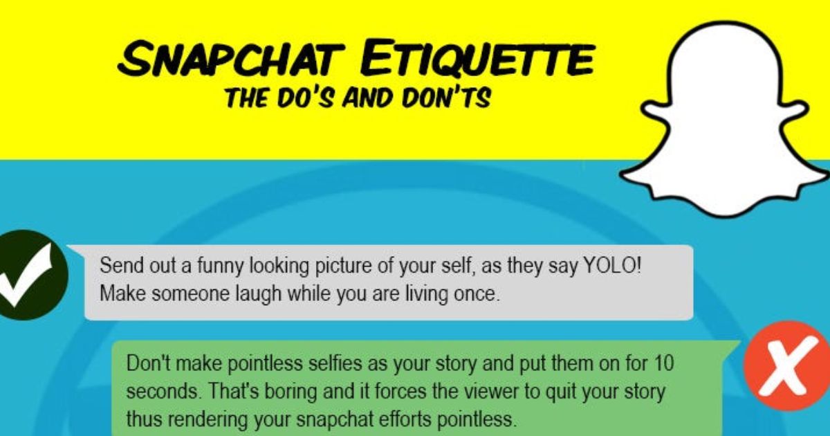 Snapchat Etiquette
