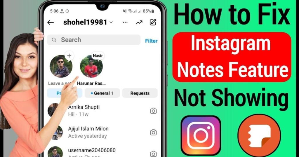 How to Fix Instagram Notes Disappeared or Not Showing