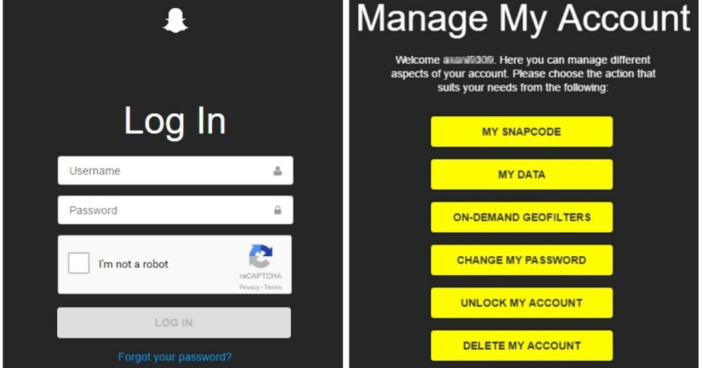 Setup Your Snapchat Account on the Web