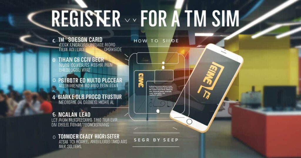 How to Register TM SIM Card Online?