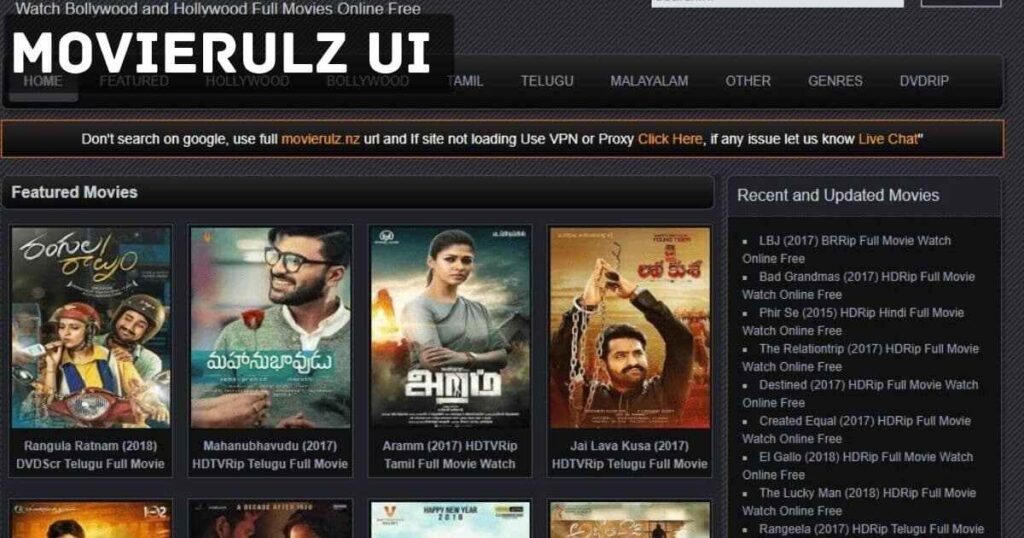 What Makes the Movierulz UI Stand Out for US audiences?